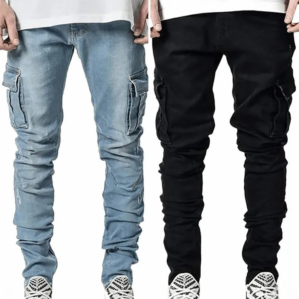 Pantalones vaqueros elásticos  joggers